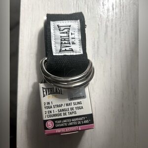 2 in 1 yoga strap and mat sling